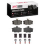 DFC 82-83 Audi Coupe Front 5000 Advanced Semi Metallic Brake Pads and Hardware Kit