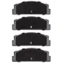 DFC 66-88 Fiat X-1/9 Rear 5000 Advanced Semi Metallic Brake Pads