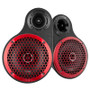 DS18 8in 2-Way Speaker Pods Fits 2x 8in Speakers 2x 3.78in Tweeters Speakers Not Included