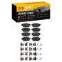 DFC 12-20 Freightliner FL360 (Mexico) Front/Rear Heavy Duty Pads and Hardware Kit