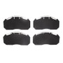 DFC 05-23 Meritor ADB-1560 Fr & Rr Heavy Duty Pads - Semi Metallic