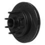 R1 1986-1994 Ford F-250 2WD (Excl Super Duty) Front Left Drilled & Slotted Black Brake Rotor