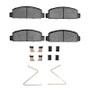 R1 1984-1991 Mazda RX-7 Front R1 Semi Met Pads & Hardware Kit