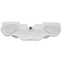 DS18 2018-23 Jeep JL/JLU/JT Soundbar System Fits 4 x 8in Speakers (Not Included)- White
