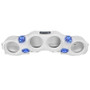 DS18 2018-23 Jeep JL/JLU/JT Soundbar System Fits 4 x 8in Speakers (Not Included)- White