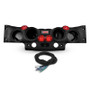 DS18 2007-18 Jeep JK/JKU Soundbar System Fits 4 x 8in Speakers (Not Included)- Black