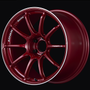 Advan RSIII 18x9.5 / +45 Offset / 5x114.3 / 73mm Bore / Racing Candy Red and Ring