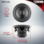 DS18 12in 750 Watts RMS 4 ohm DVC ZR Subwoofer