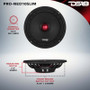 DS18 10in 250 Watts RMS 4 ohm Neodymium Shallow Mid-Range Loudspeaker Bullet Loudspeaker