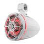 DS18 Towers With Built In Driver And Passive Radiator Tower 8in 1in 180 Watts RMS RGB LEDs White