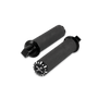 Burly Brand Universal Hawk Footpeg Set Billet - Black Machined
