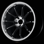 Advan RZ-DF2 19x8.5 / +35 Offset / 5x120 / 72.5mm Bore / Diamond Cut and Racing Titanium Black