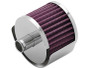 K&N Breather 1in Flg W/1in-1/4in Grmt 3in od X 2-3/8in h