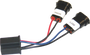 Headlight Adaptor Pigtail W/mating H9/h11 To H4 Conn