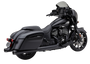 4" Nh Dual Cut Slip-ons Black Indian Gen-1 Bag