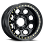 Raceline RT81 Rock 8 15x10in / N/Amm Offset / 4.25mm Bore - Gloss Black