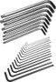 22 Pc Sae/met Ball End Hex Set