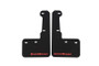 Grimmspeed 15-21 Subaru WRX/STI Mudflaps - Black w/ Red Lettering