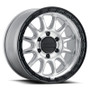 Raceline 960MB Alpha 18x8.5in / 6X139.7 BP / 35mm Offset / 106.1mm Bore - Machined w/Black Ring