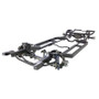 Ridetech 68-72 GM A-Body w/ Hub Spindle & (Narrowed) 57.25in Flange to Flange Width Momentum Chassis
