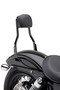 Short Sissy Bar Black Dyna 06-17
