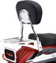 Short Sissy Bar Round Chrome Flst/c/n/s/sc 00-17