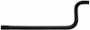 Gates 94-96 Chevrolet Caprice V-8 5.7L Heater To Tee Molded Heater Hose