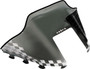 Cobra W/s Mid Smoke/wht 14" Pol Wedge Hood