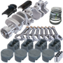 Eagle Chevy LT1 350 1Pc 3.750in Crank 5.700in I-Beam Rods -16cc 4.060in Pistons Rotating Assembly