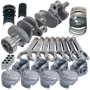 Eagle Chevy Tall 454 1Pc 4.250in Crank 6.800in H-Beam 18cc Dome 4.350in Pistons Rotating Assembly