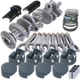Eagle Chevy 350 3.750in Crank 6.000in H-Beam 6cc Dome 4.040in Pistons Rotating Assembly