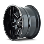 ION 141 18x9 / 8x170 BP / 18mm Offset / 125.2mm Hub Gloss Black Milled Wheel