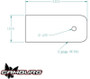 Camburg Black Fender Washer 10 Pack (aluminum washer bolt body clip 1/8in. tab)