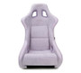 NRG FRP Bucket Seat (Large) Prisma-Chromatic Lilac Vegan Suede w/ Chameleon back