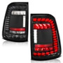 ANZO 19-24 RAM 1500 (Factory LED Models ONLY) Full LED Tail Lights SeqSig Black - Pair