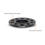 Mishimoto Wheel Spacers - 5x120 - 72.6 - 12 - M14 - Black