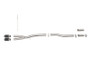 aFe 14-24 Mini Cooper S MACH Force-Xp 3in to 2-1/2in 304SS Cat-Back Exhaust w/ Carbon Fiber Tip