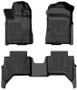 Husky Liners 2024 Ford Ranger CC/SuperCrew Weatherbeater Front & 2nd Seat Floor Liners - Black
