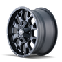 Mayhem 8015 Warrior 20x10 / 8x170 BP / -25mm Offset / 125.2mm Hub Matte Black Wheel