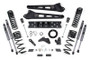 Zone Offroad 19-24 Ram 2500 6.5in Radius Arm - 4.5in Rear Coils - Diesel - 6-Bolt T-Case-Fox Shocks