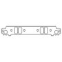 Cometic Chrysler Magnum V8 .047in Fiber Intake Manifold Gasket Set - 1.140in x 2.150in Port