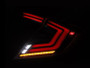 AlphaRex 16-21 Honda Civic Hatchback/ Type-R FK8 Nova-Series LED Tail Lights (Pair) - Alpha Black