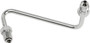 Jic To -3 Tube Adapter S-bend Chrome 3/8"