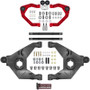 Camburg 21-25 Ford Bronco Trail Series L/T Kit w/ Axles (BILLET XJ UCA) (RED)