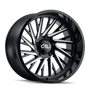 Cali Off-Road 9114 Purge 20x10 / 8x170 BP / -25mm Offset / 125.2mm Hub Gloss Black Milled Wheel