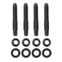 Moroso 5/16in-24 x 2.0in Long 12-Point Nuts Carburetor Stud Kit