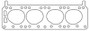 Cometic Morris XPAG .032in Copper Cylinder Head Gasket - 68mm Bore