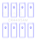 King Engine Bearings Mazda E3/E5/(Size +1.0mm) Connecting Rod Bearing Set