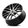 Touren 3260 TR60 17x7.5 / 5x100/114.3 BP / 42mm Offset / 72.62mm Hub Gloss Black Machined Wheel