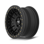 Dirty Life DT-3 17X9 5x127 -12 Offset - Satin Black w/ Simulated Beadlock